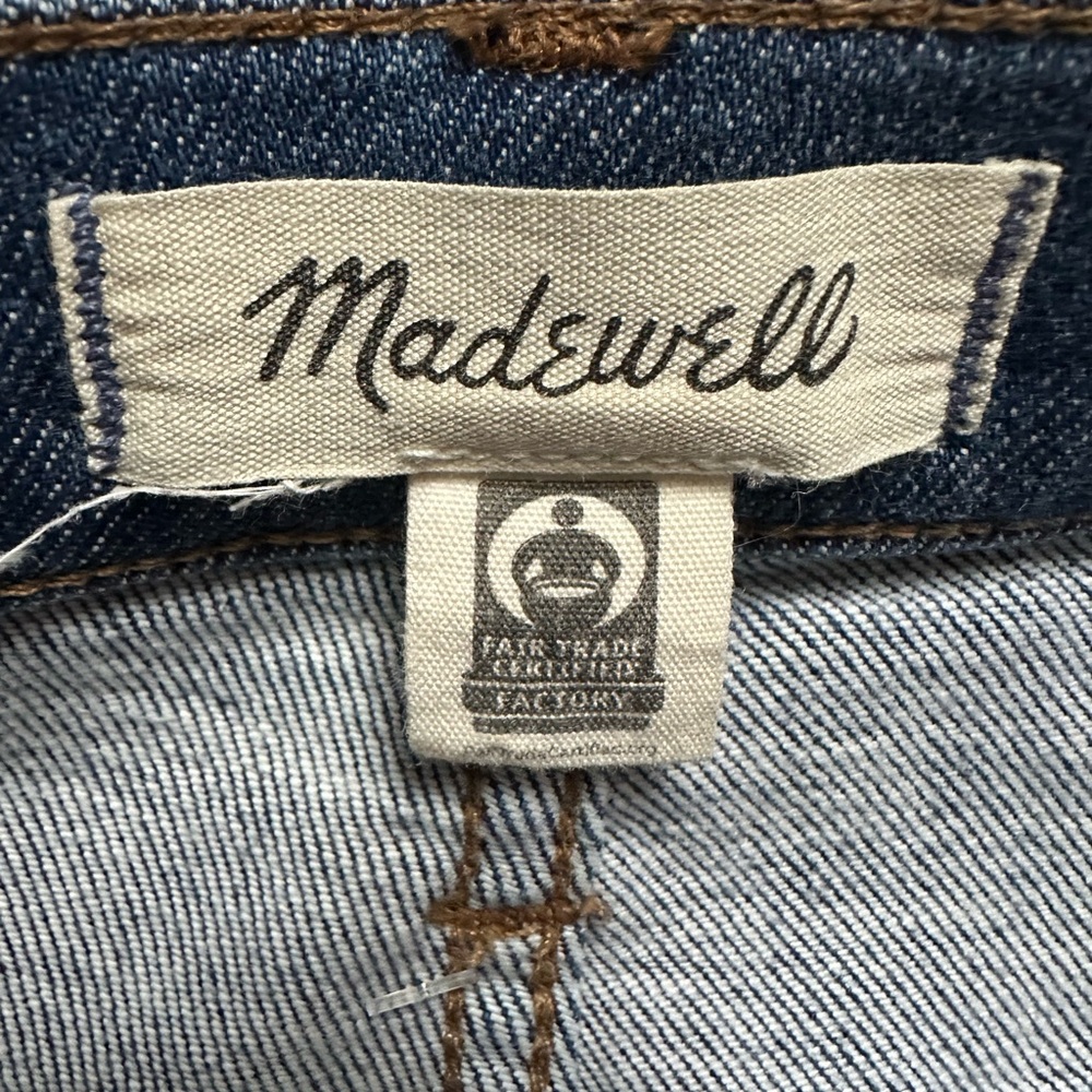 Madewell Vintage Jean Women's Straight Leg Classic Blue Sz 25 Mid- Rise - Picture 5 of 12